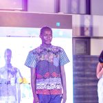Upcycled Denim African Couture Dress